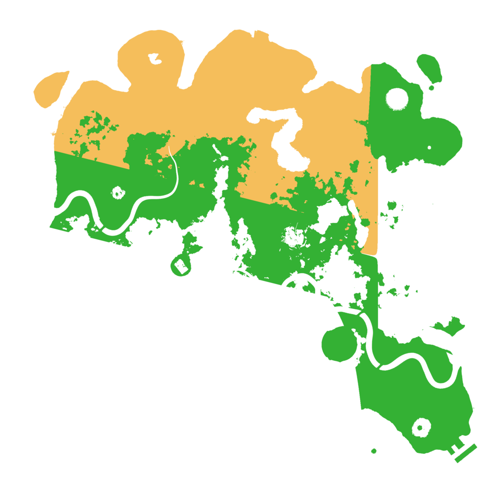 Biome Rust Map: Procedural Map, Size: 4000, Seed: 45700043