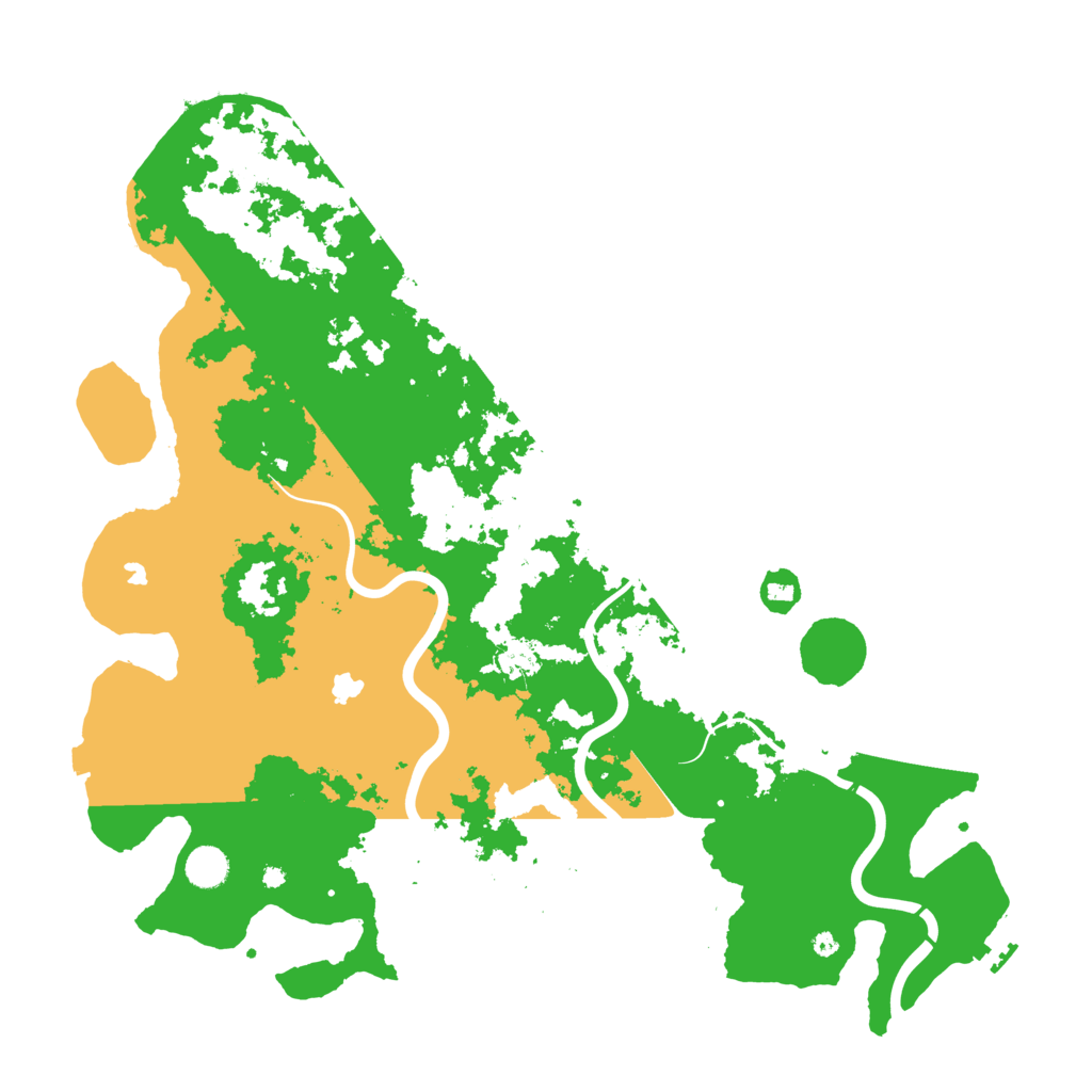 Biome Rust Map: Procedural Map, Size: 4500, Seed: 2077523283