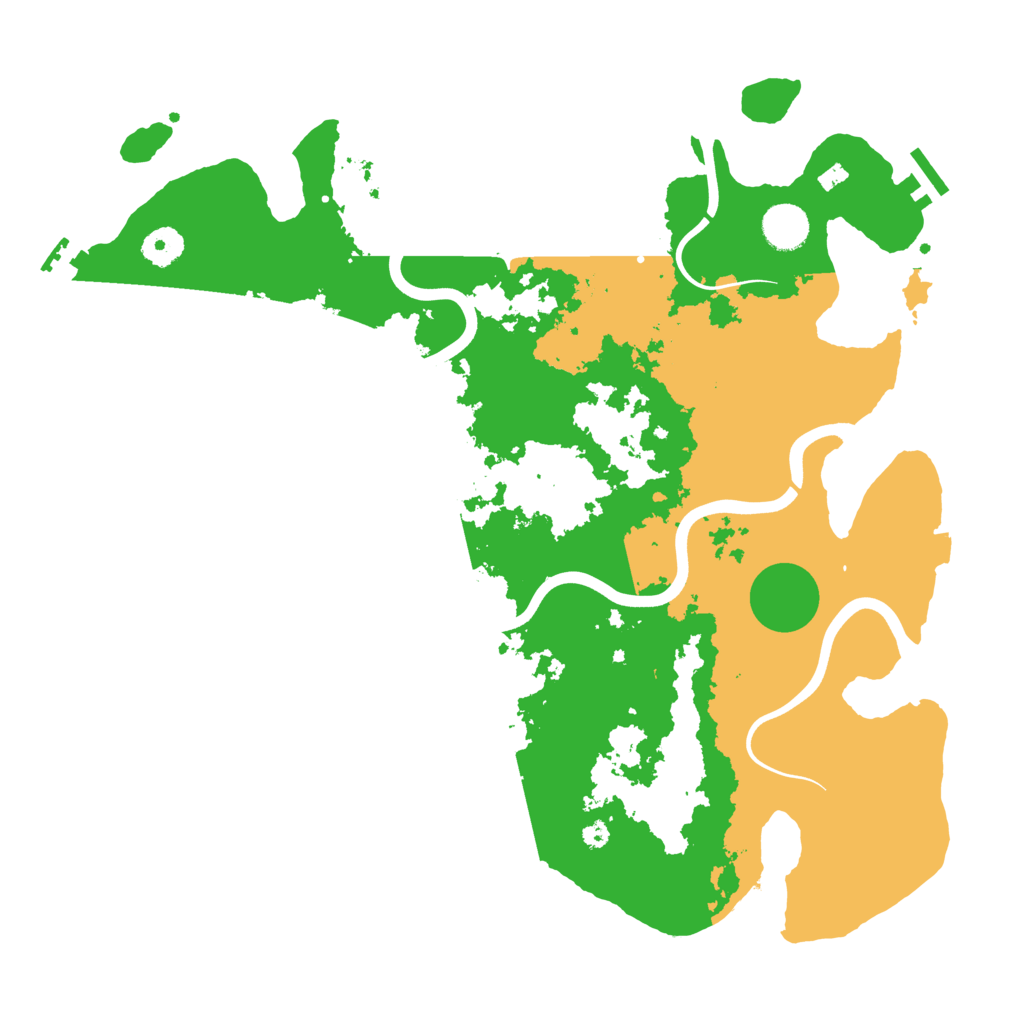 Biome Rust Map: Procedural Map, Size: 3900, Seed: 4942652