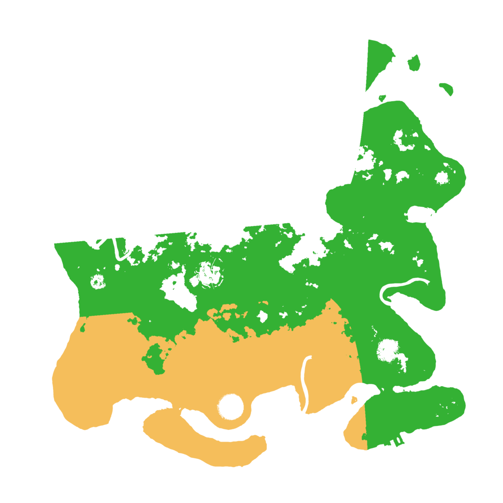 Biome Rust Map: Procedural Map, Size: 3450, Seed: 8735602