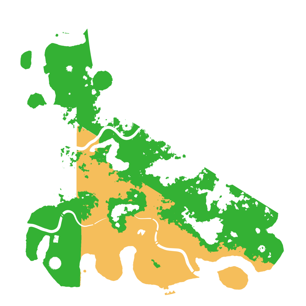 Biome Rust Map: Procedural Map, Size: 4400, Seed: 41467612