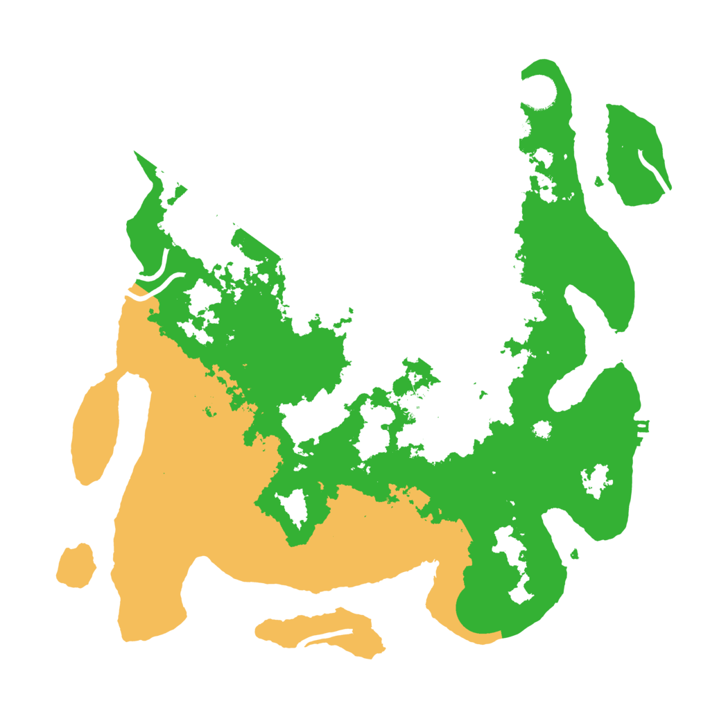 Biome Rust Map: Procedural Map, Size: 3600, Seed: 96712010