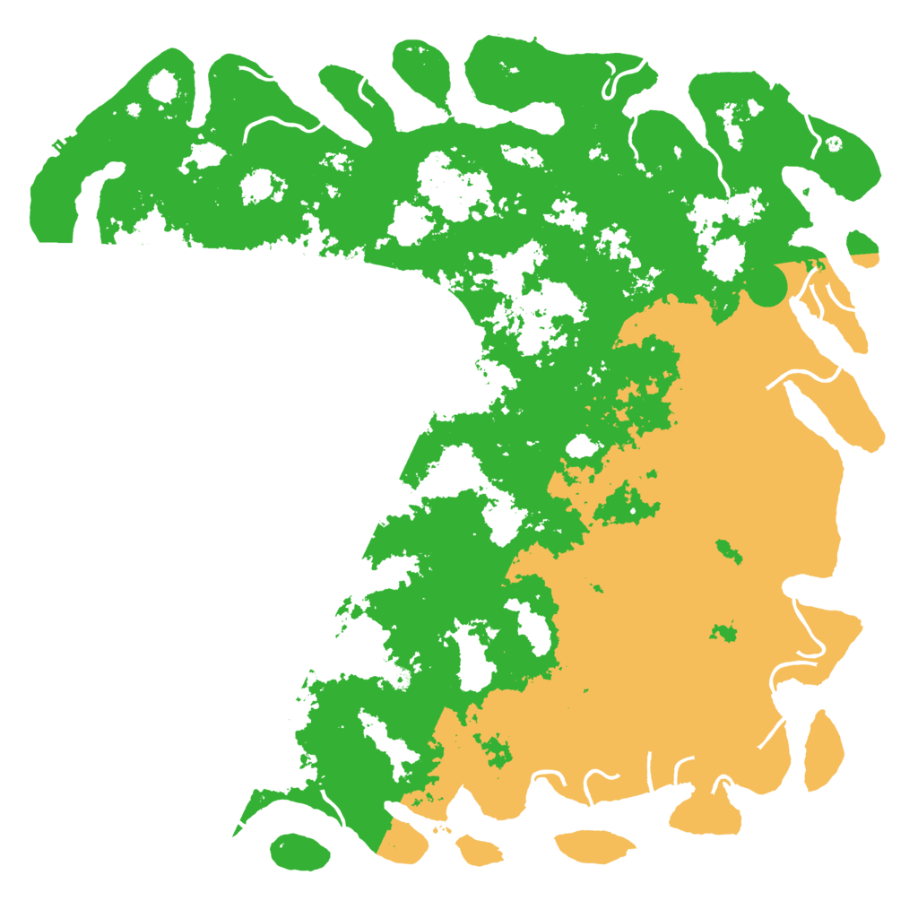 Biome Rust Map: Procedural Map, Size: 6000, Seed: 468115713