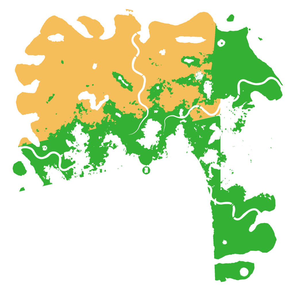 Biome Rust Map: Procedural Map, Size: 6000, Seed: 1975826482