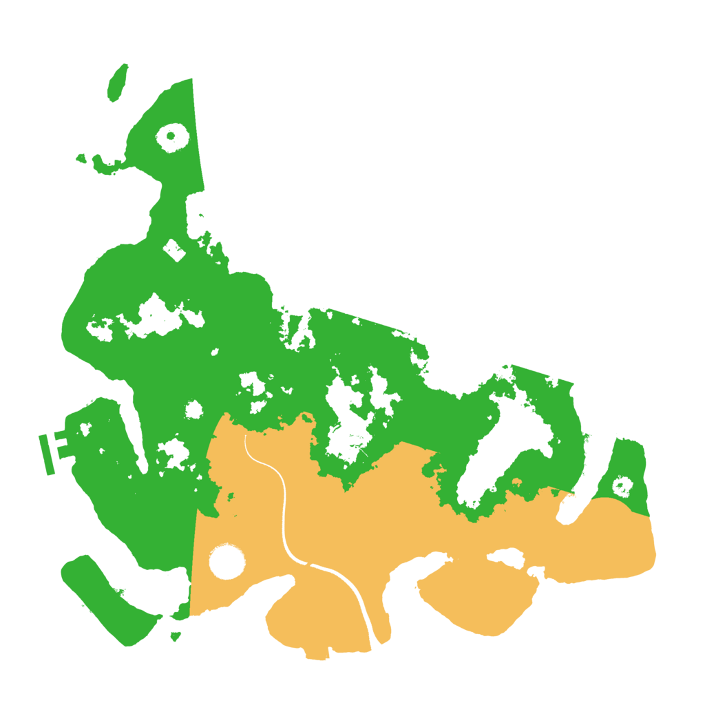 Biome Rust Map: Procedural Map, Size: 3500, Seed: 446188033