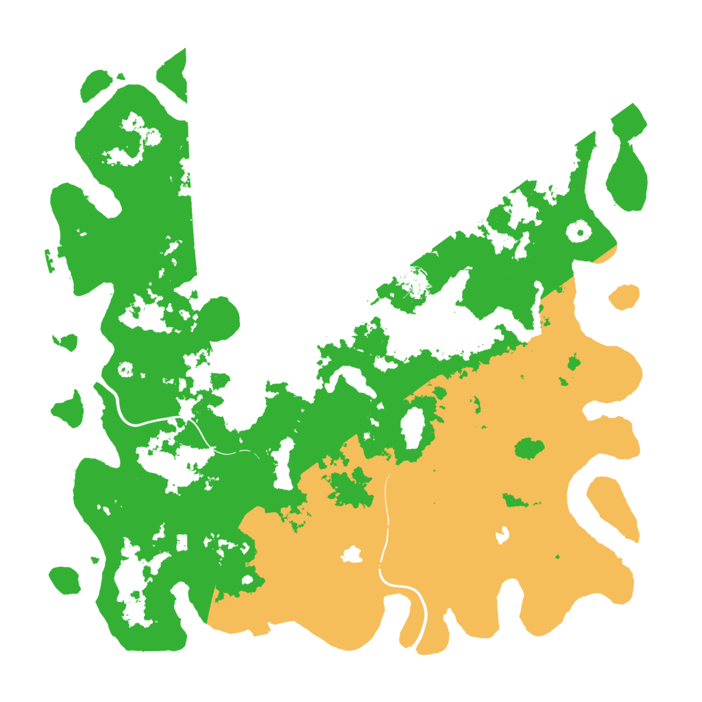 Biome Rust Map: Procedural Map, Size: 4500, Seed: 648397