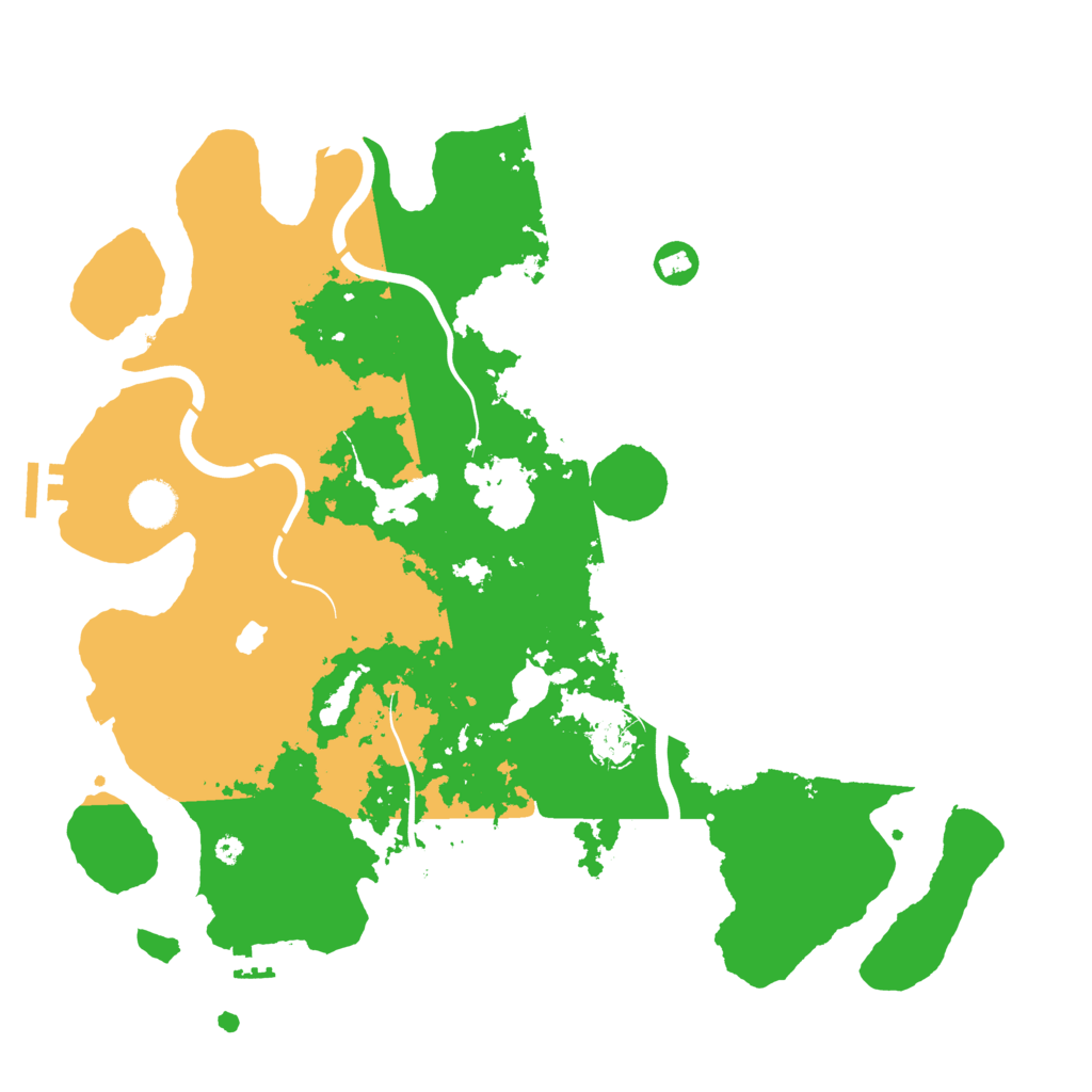 Biome Rust Map: Procedural Map, Size: 4000, Seed: 44334