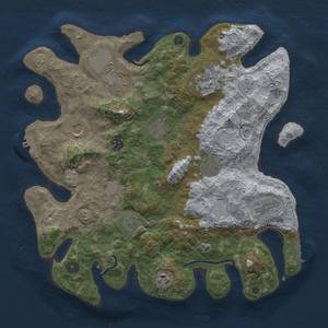 Thumbnail Rust Map: Procedural Map, Size: 3800, Seed: 1883170680, 18 Monuments