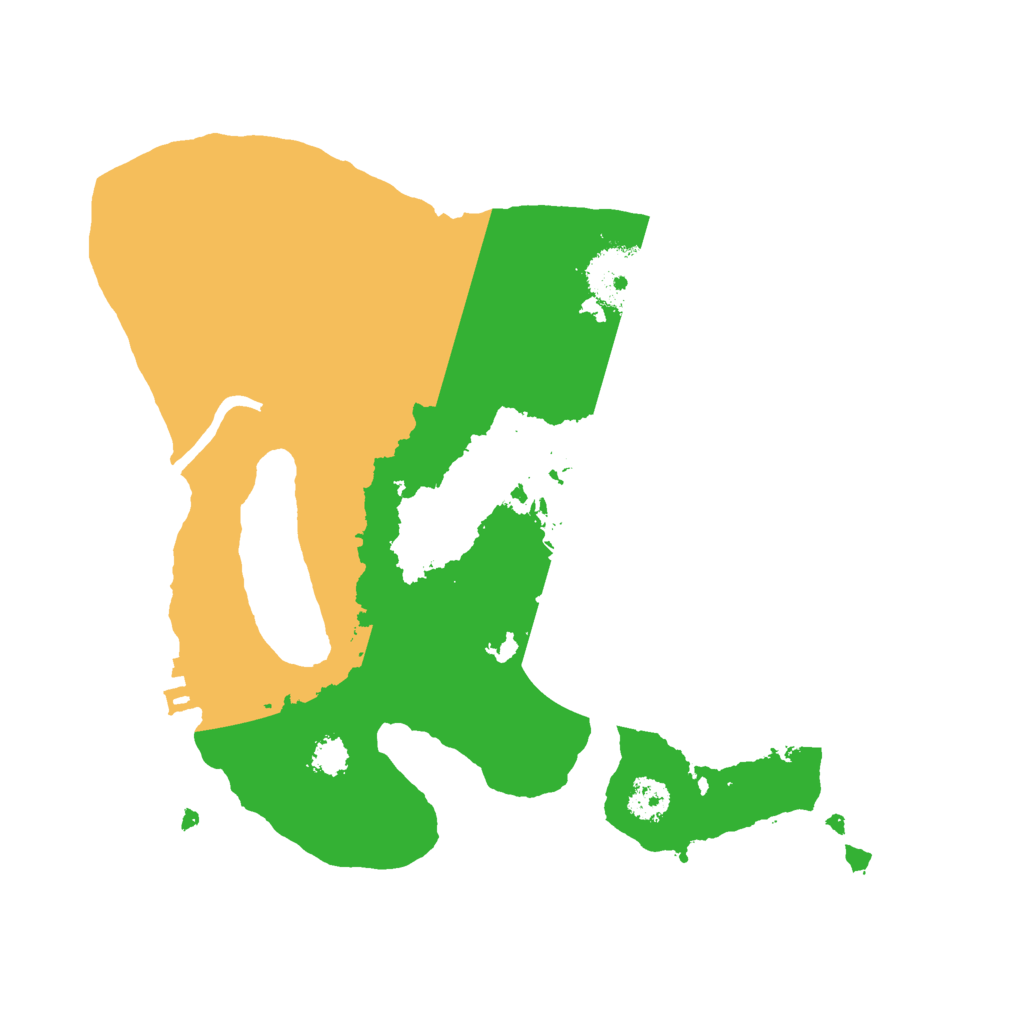 Biome Rust Map: Procedural Map, Size: 2500, Seed: 1234913609