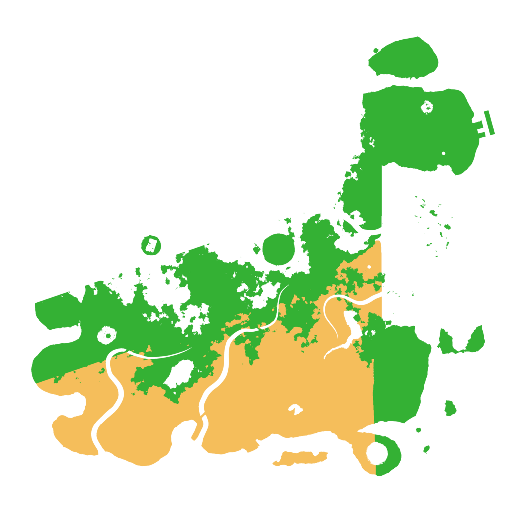 Biome Rust Map: Procedural Map, Size: 4200, Seed: 648252