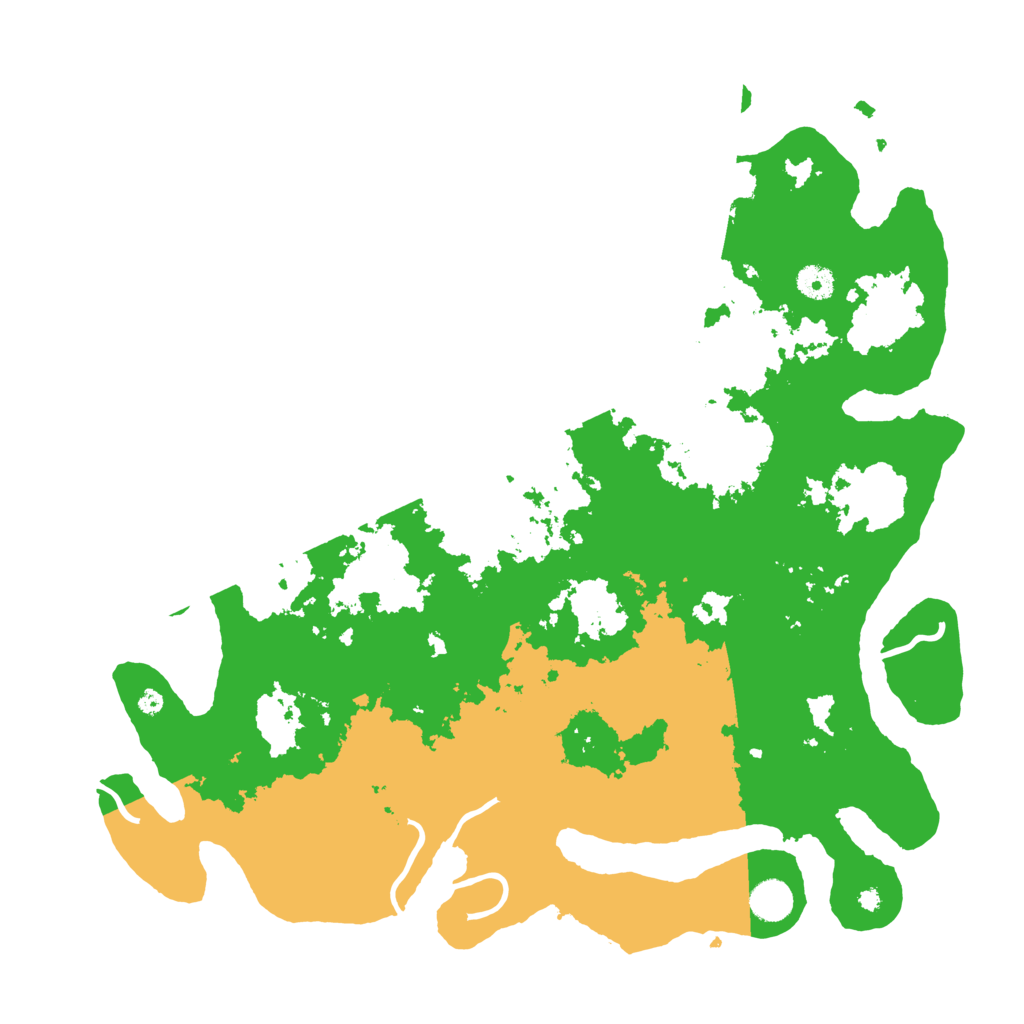 Biome Rust Map: Procedural Map, Size: 4300, Seed: 74759625