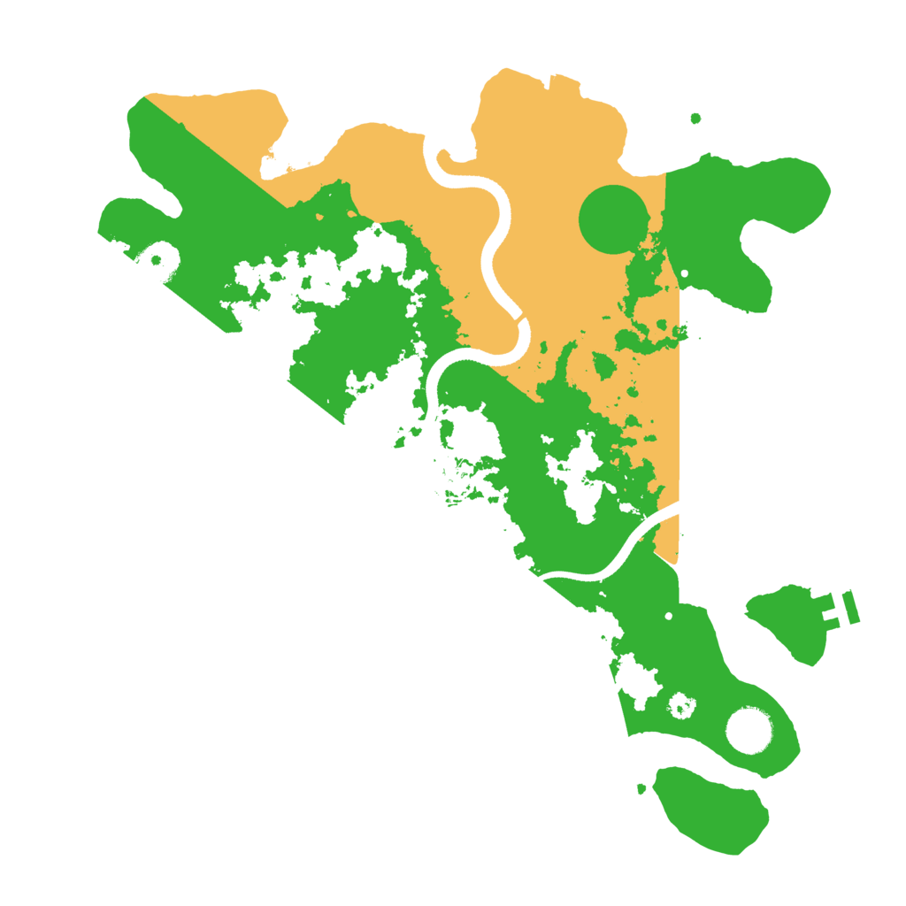 Biome Rust Map: Procedural Map, Size: 3450, Seed: 91146632