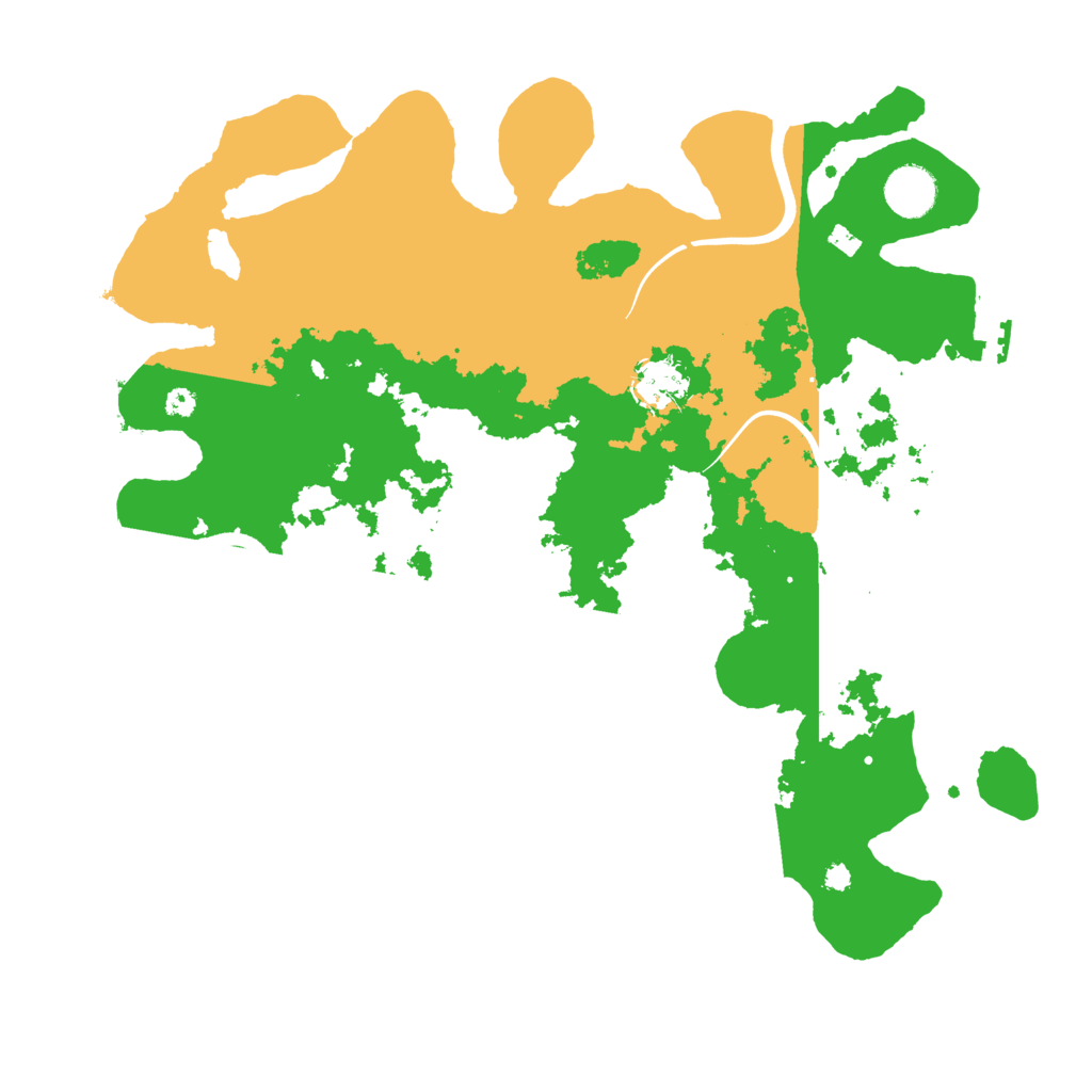 Biome Rust Map: Procedural Map, Size: 3700, Seed: 1537563589