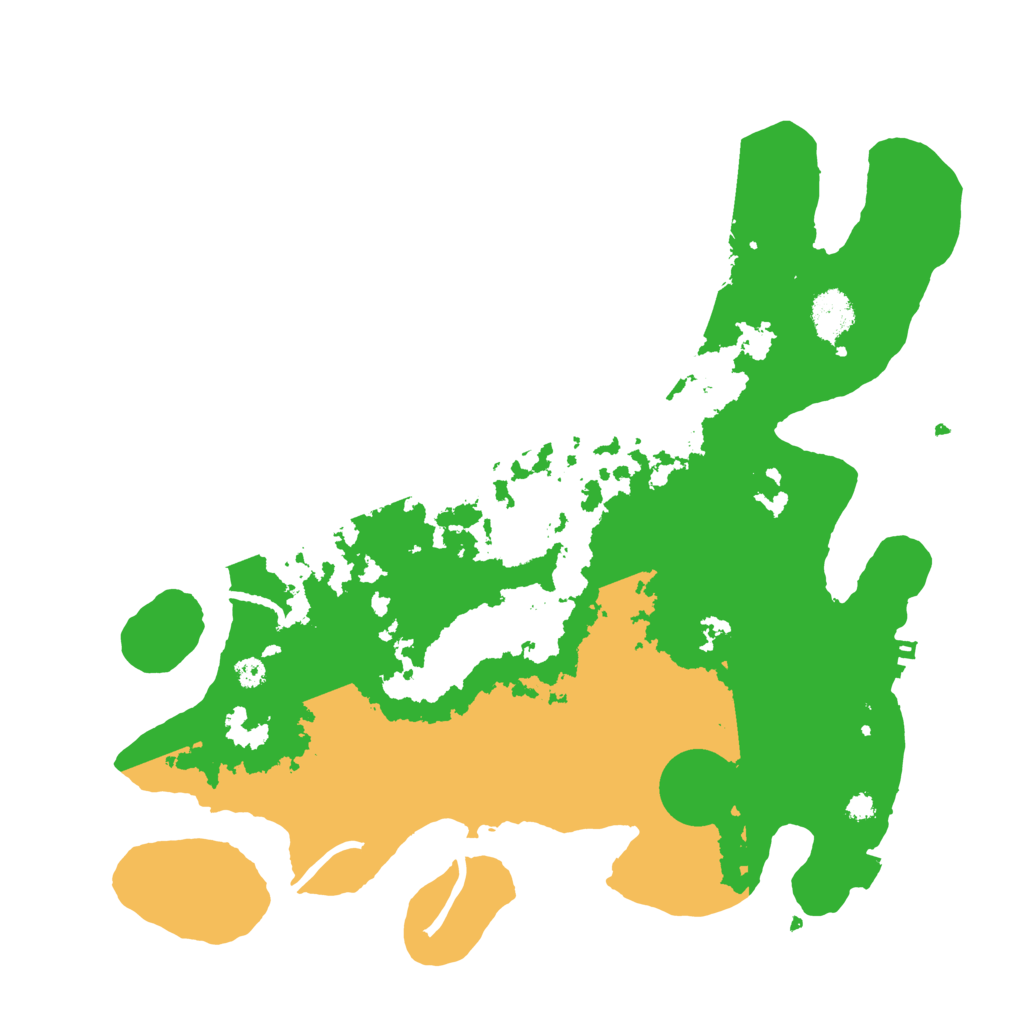 Biome Rust Map: Procedural Map, Size: 3500, Seed: 1381778561