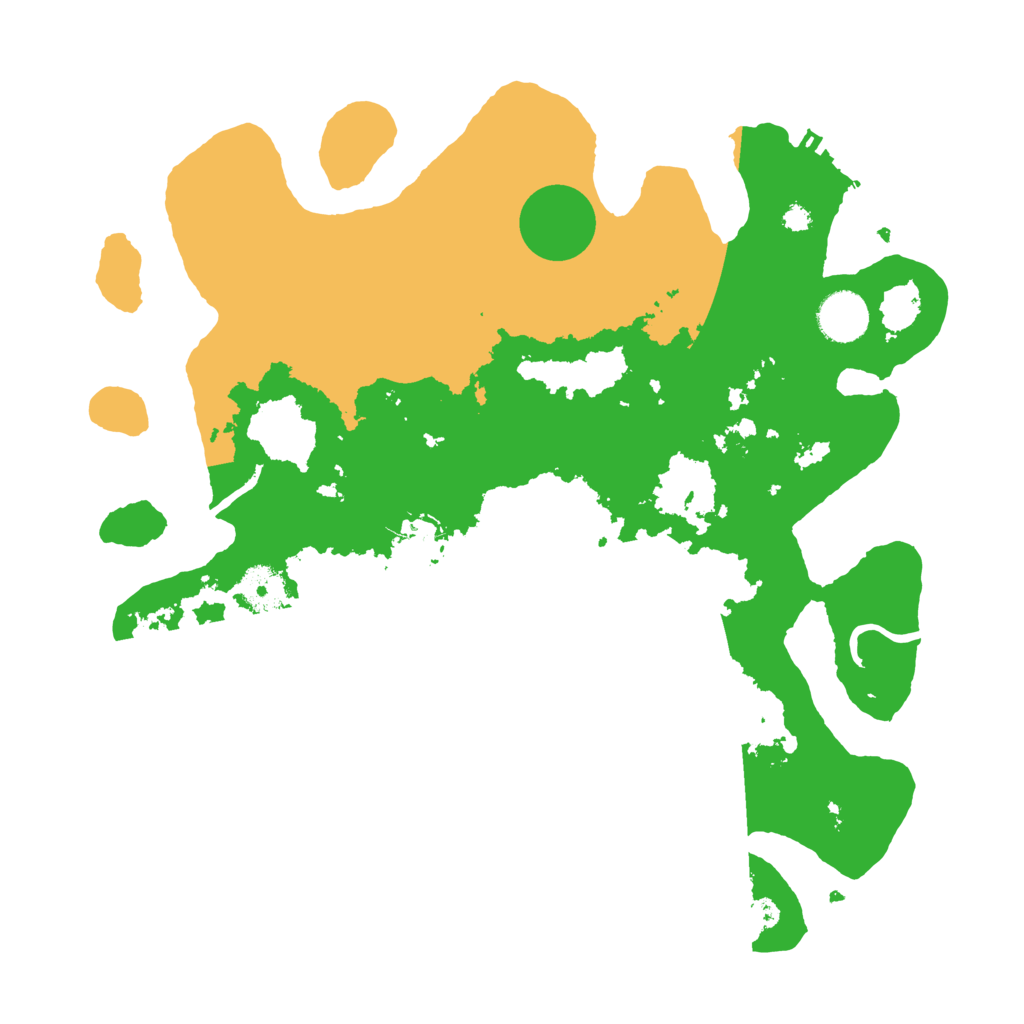 Biome Rust Map: Procedural Map, Size: 3550, Seed: 92921054