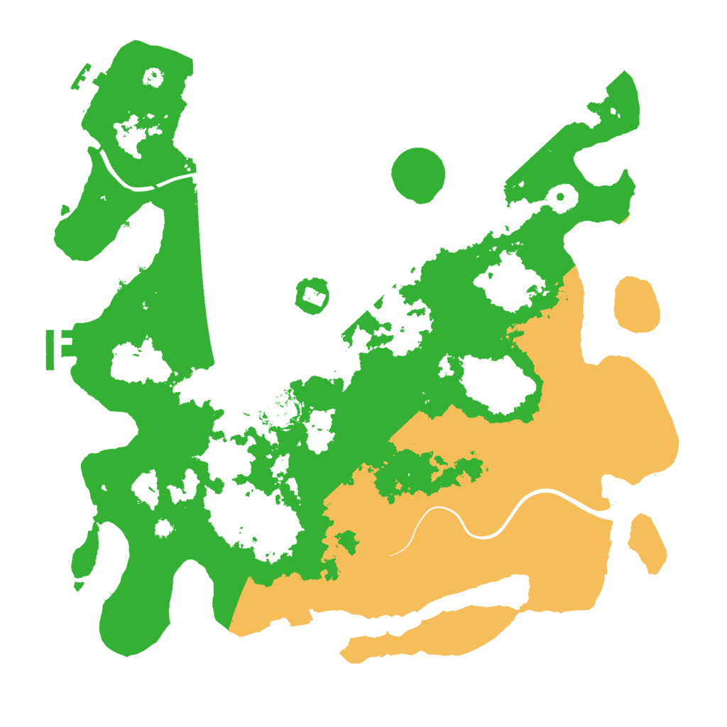 Biome Rust Map: Procedural Map, Size: 3650, Seed: 85108049