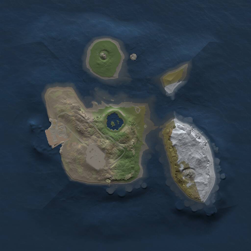 Rust Map: Procedural Map, Size: 1500, Seed: 47860532, 1 Monuments