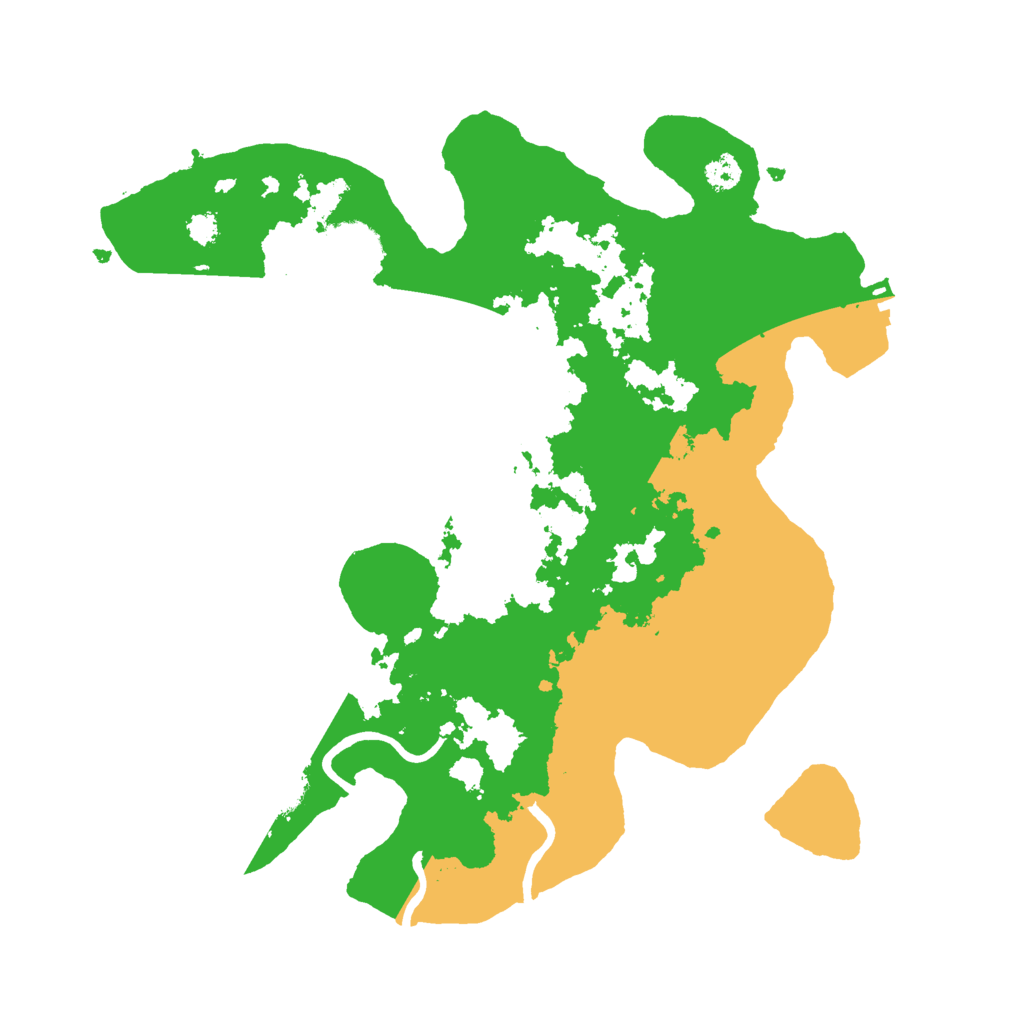 Biome Rust Map: Procedural Map, Size: 3000, Seed: 912261548