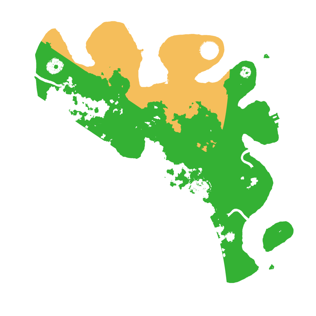 Biome Rust Map: Procedural Map, Size: 3000, Seed: 10036