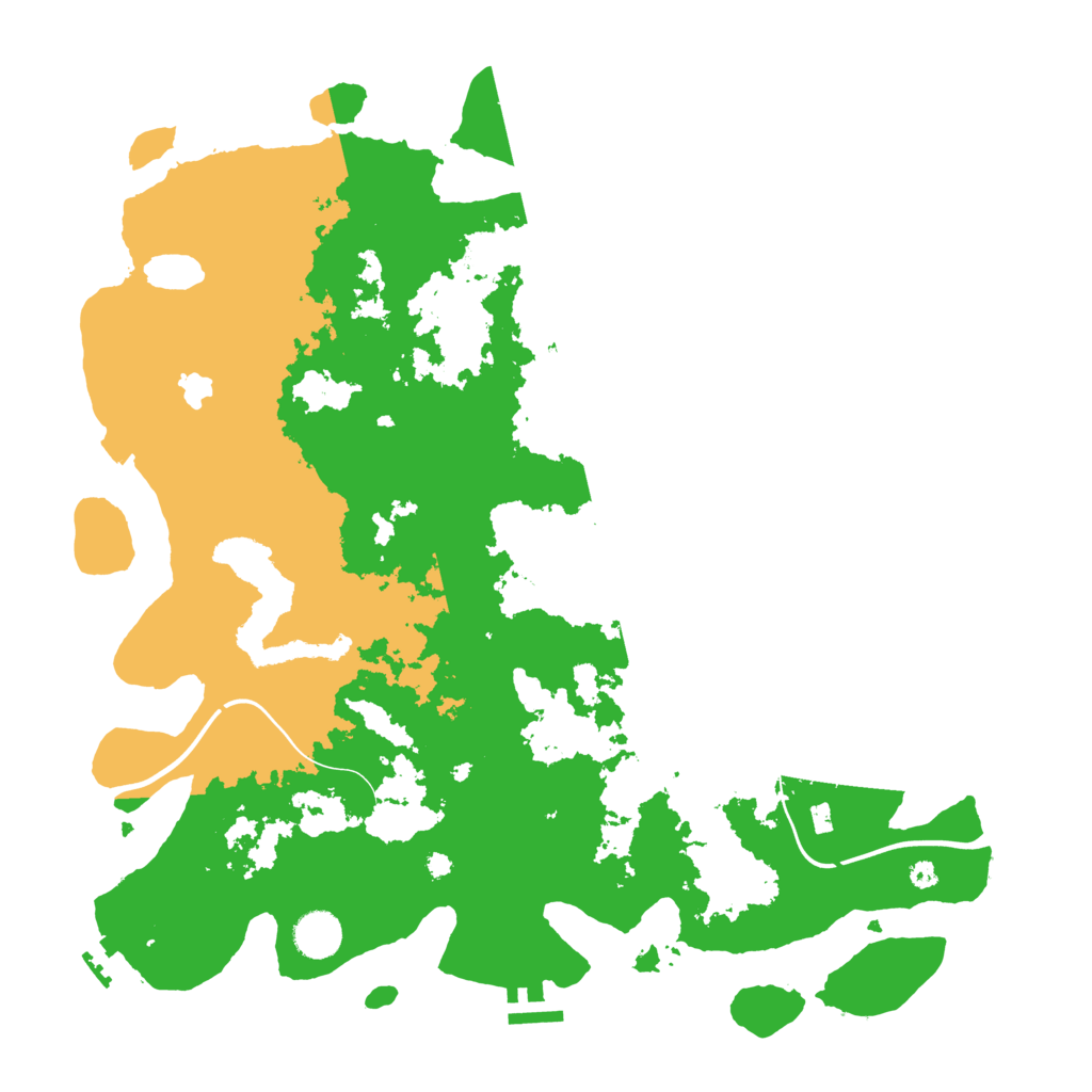 Biome Rust Map: Procedural Map, Size: 4000, Seed: 1096746458