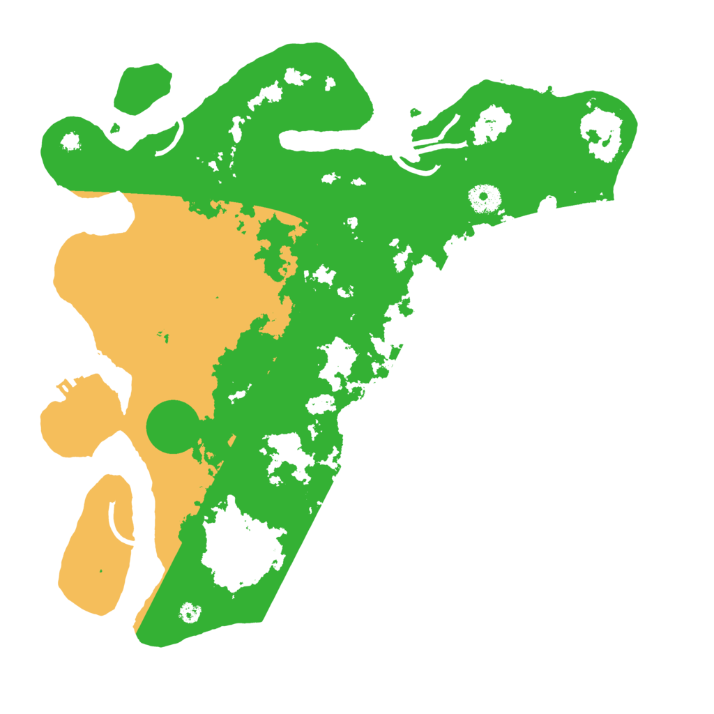 Biome Rust Map: Procedural Map, Size: 3500, Seed: 73967874