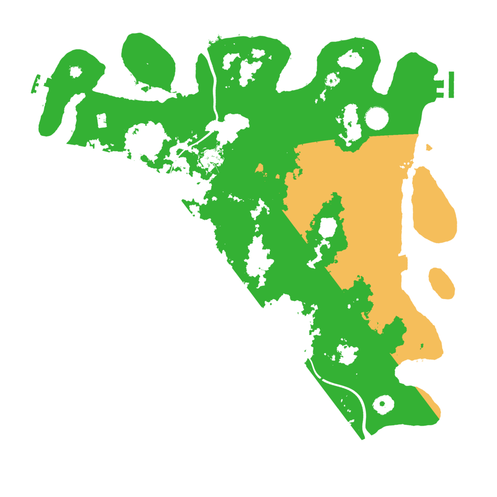 Biome Rust Map: Procedural Map, Size: 3800, Seed: 34670112