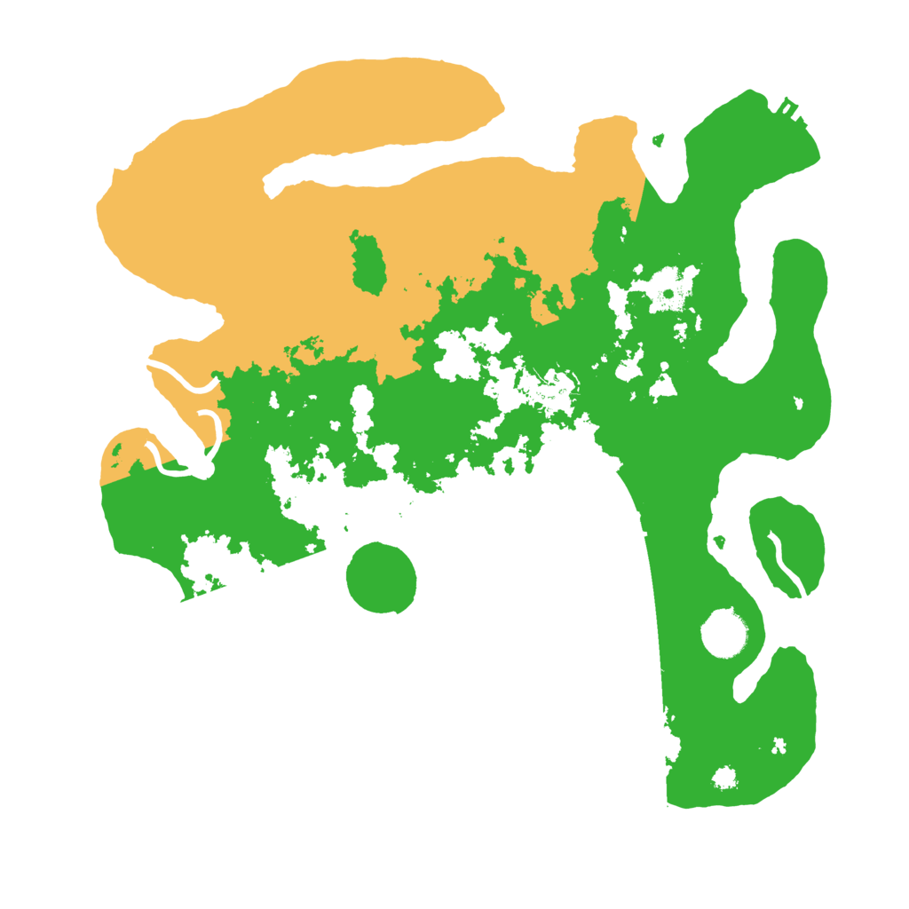 Biome Rust Map: Procedural Map, Size: 3500, Seed: 2082154