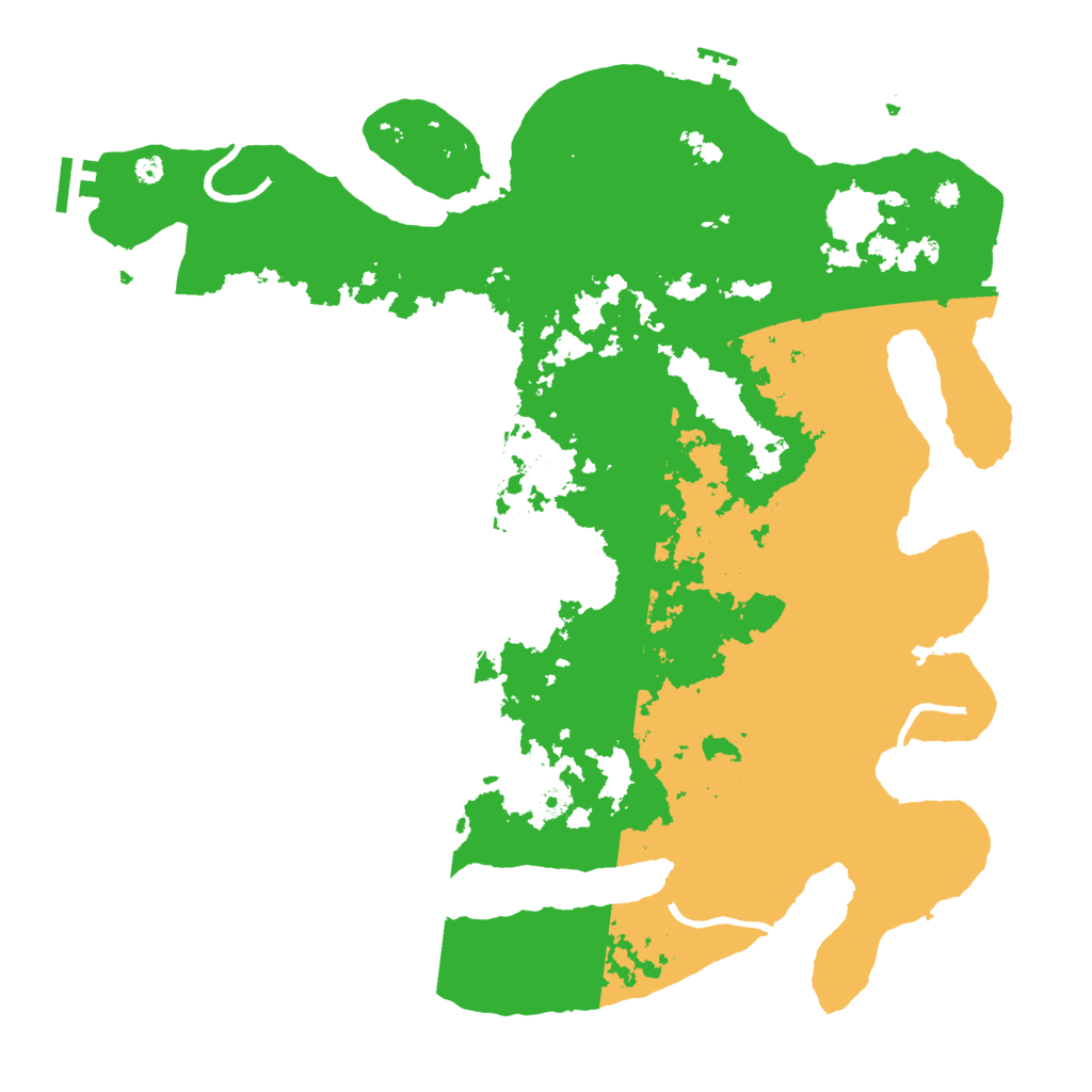 Biome Rust Map: Procedural Map, Size: 4000, Seed: 135736