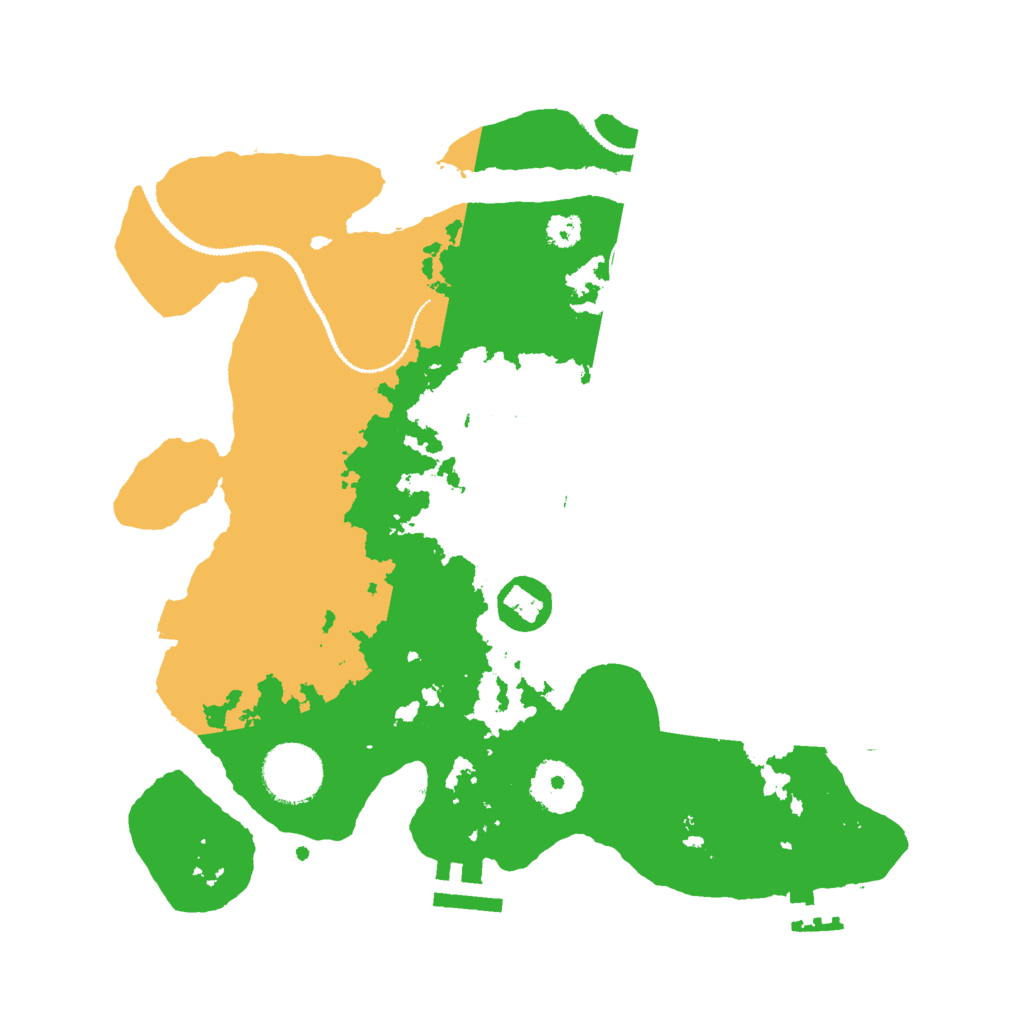 Biome Rust Map: Procedural Map, Size: 3000, Seed: 22412