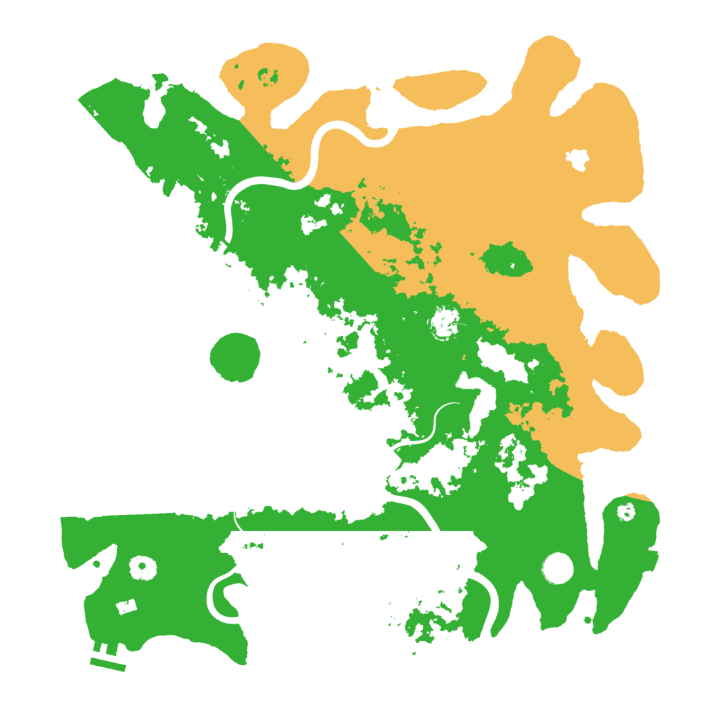 Biome Rust Map: Procedural Map, Size: 4000, Seed: 32452