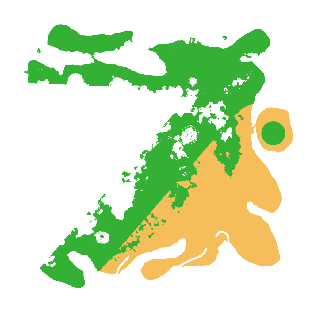 Biome Rust Map: Procedural Map, Size: 3500, Seed: 845184