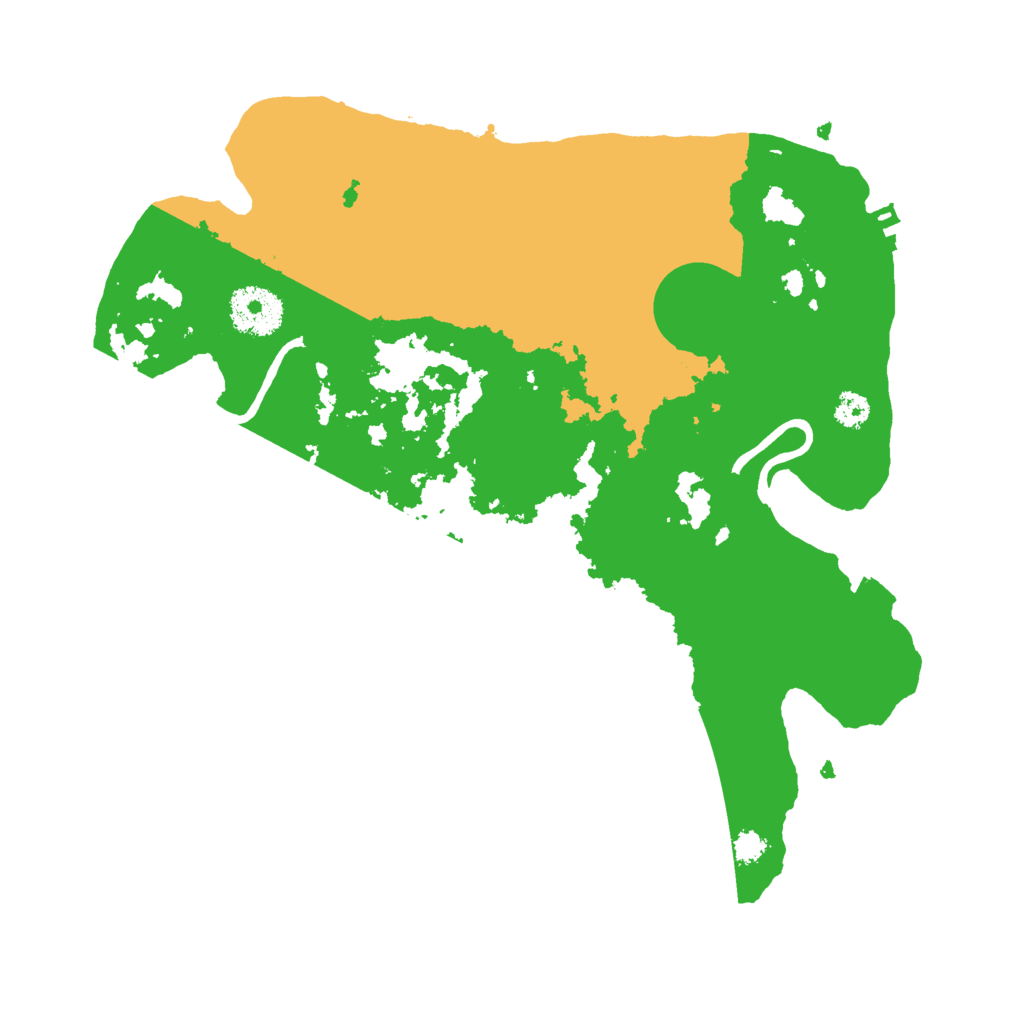Biome Rust Map: Procedural Map, Size: 3000, Seed: 19779