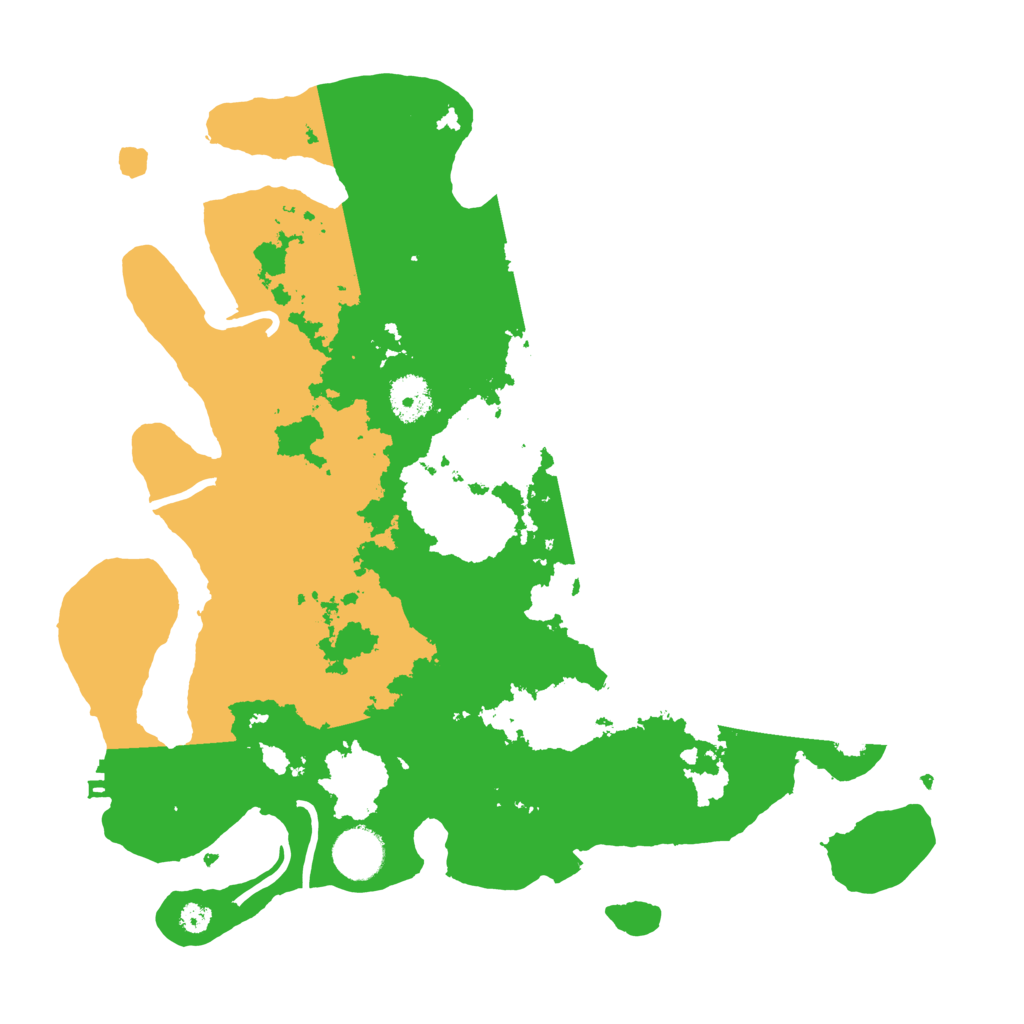 Biome Rust Map: Procedural Map, Size: 3500, Seed: 654779365