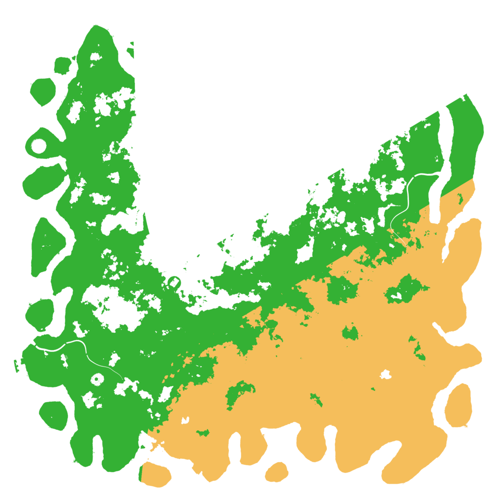 Biome Rust Map: Procedural Map, Size: 6000, Seed: 345634561
