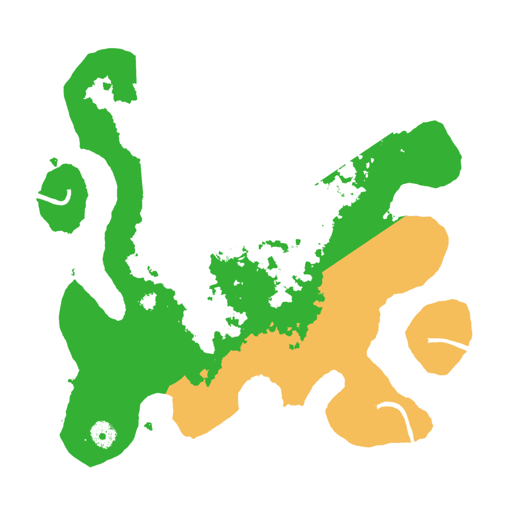 Biome Rust Map: Procedural Map, Size: 3000, Seed: 88517