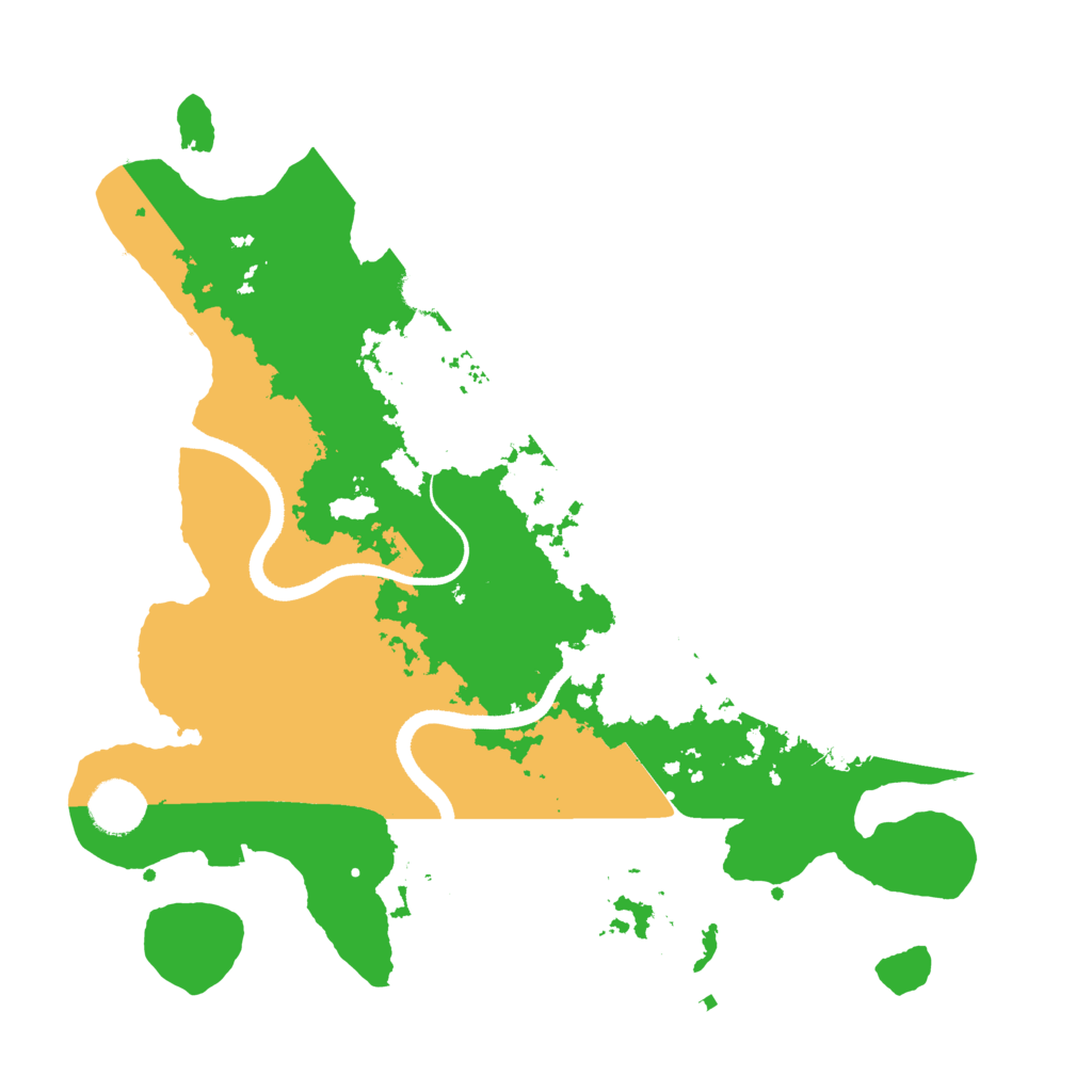 Biome Rust Map: Procedural Map, Size: 3500, Seed: 363372