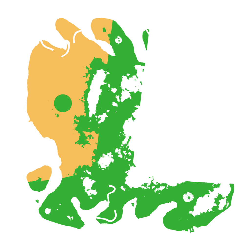 Biome Rust Map: Procedural Map, Size: 3700, Seed: 260520233