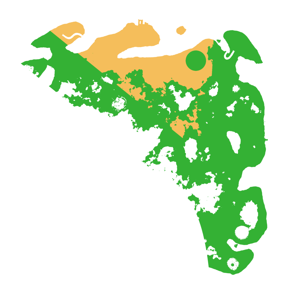 Biome Rust Map: Procedural Map, Size: 3800, Seed: 387251280