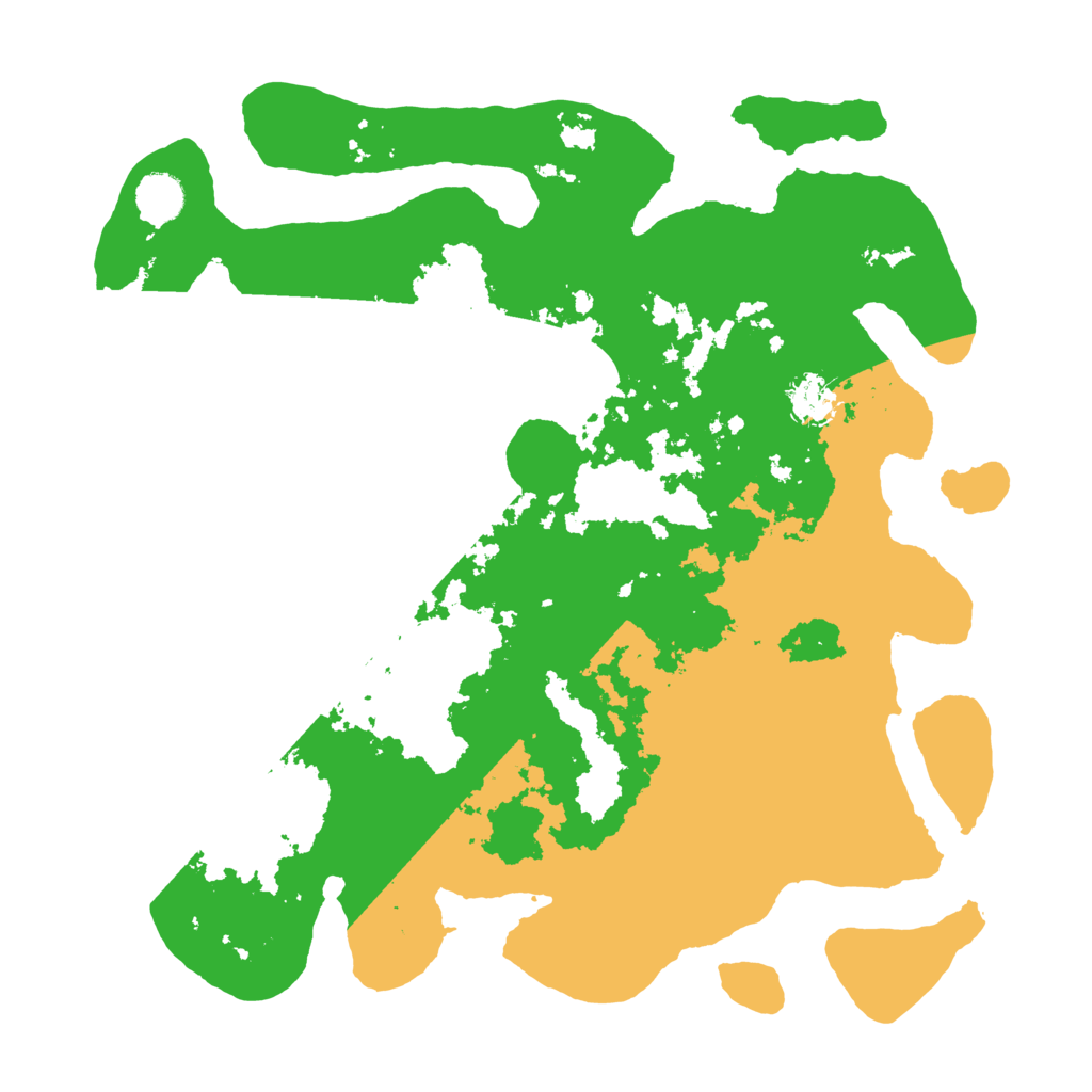 Biome Rust Map: Barren, Size: 4000, Seed: 44768