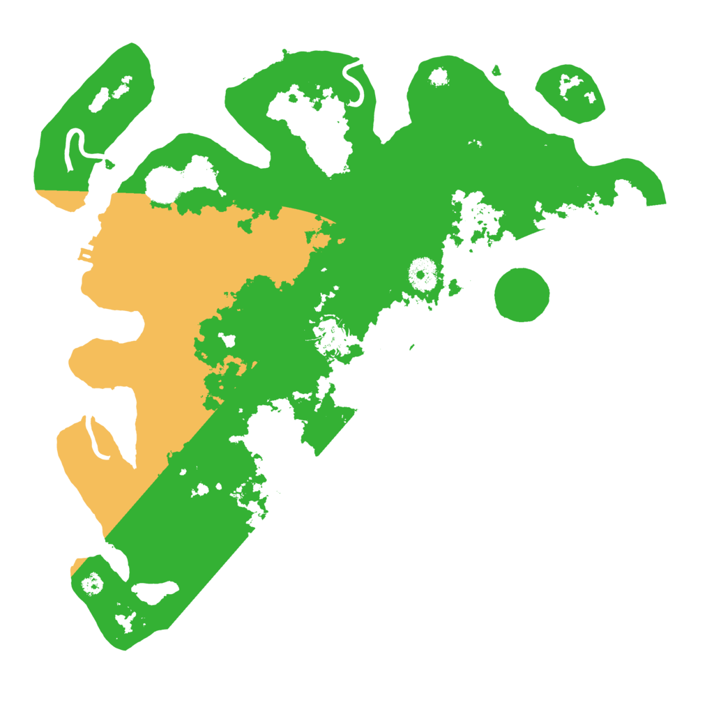 Biome Rust Map: Procedural Map, Size: 3500, Seed: 98336