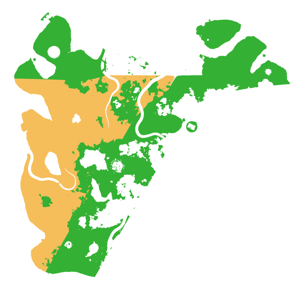 Biome Rust Map: Procedural Map, Size: 4300, Seed: 1897282727