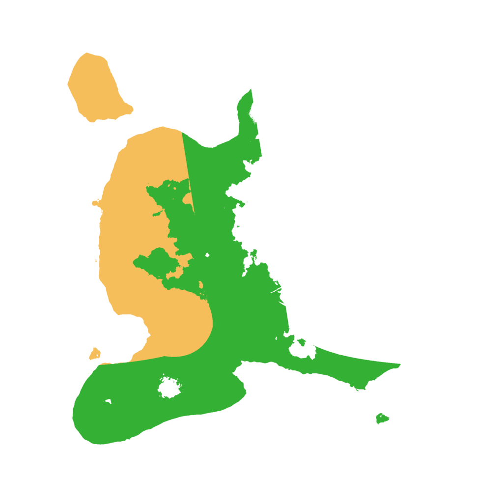 Biome Rust Map: Procedural Map, Size: 2100, Seed: 6775
