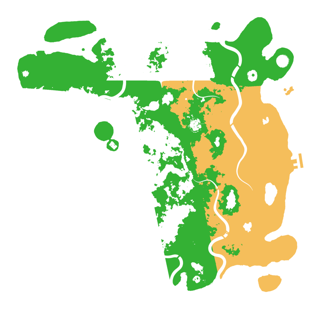 Biome Rust Map: Procedural Map, Size: 4500, Seed: 1084428626
