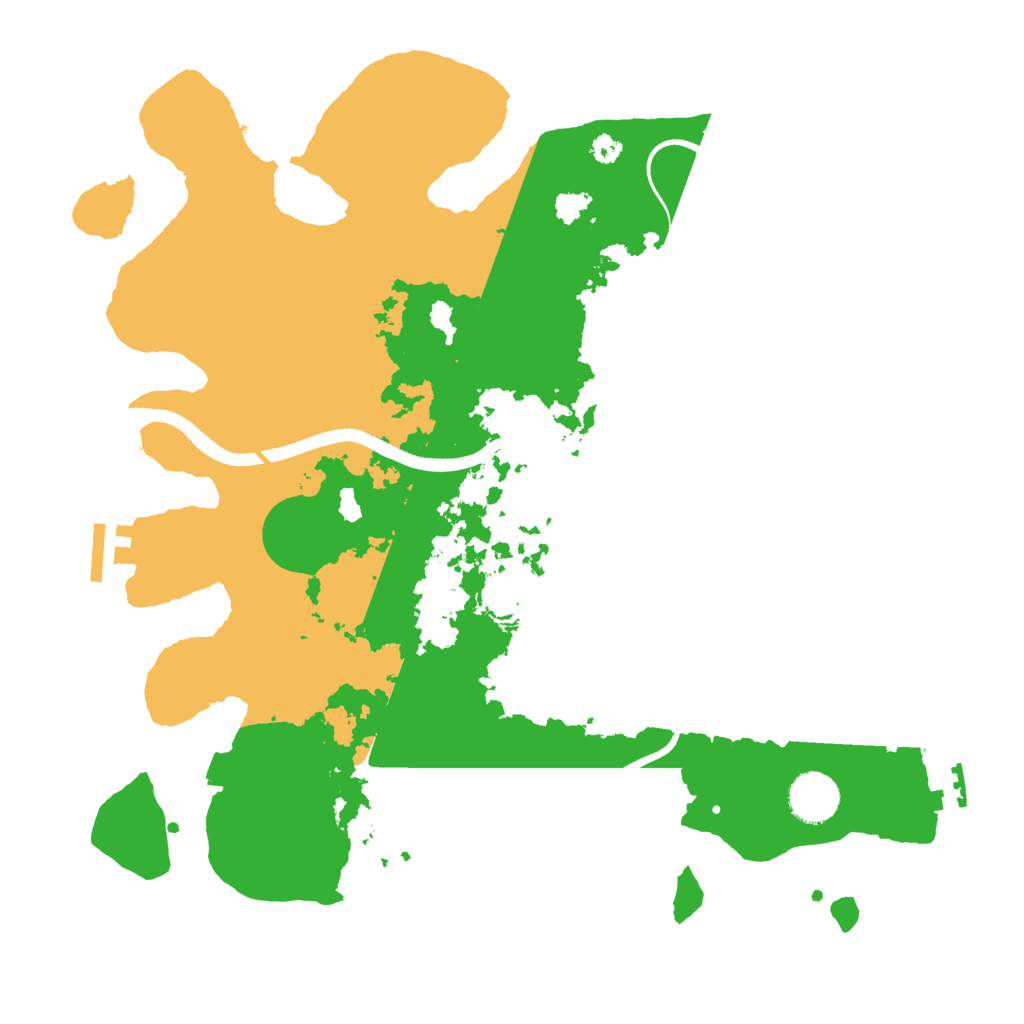 Biome Rust Map: Procedural Map, Size: 3550, Seed: 3751347