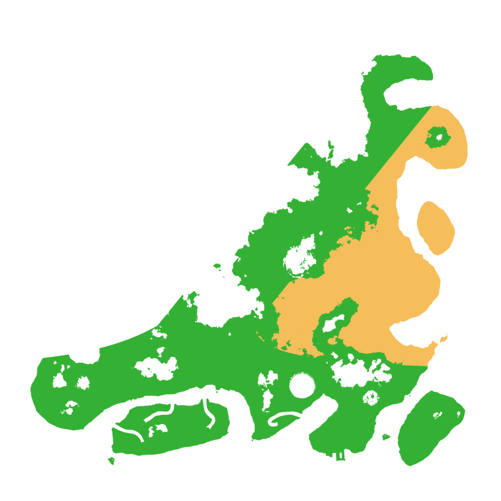 Biome Rust Map: Procedural Map, Size: 3500, Seed: 39042644