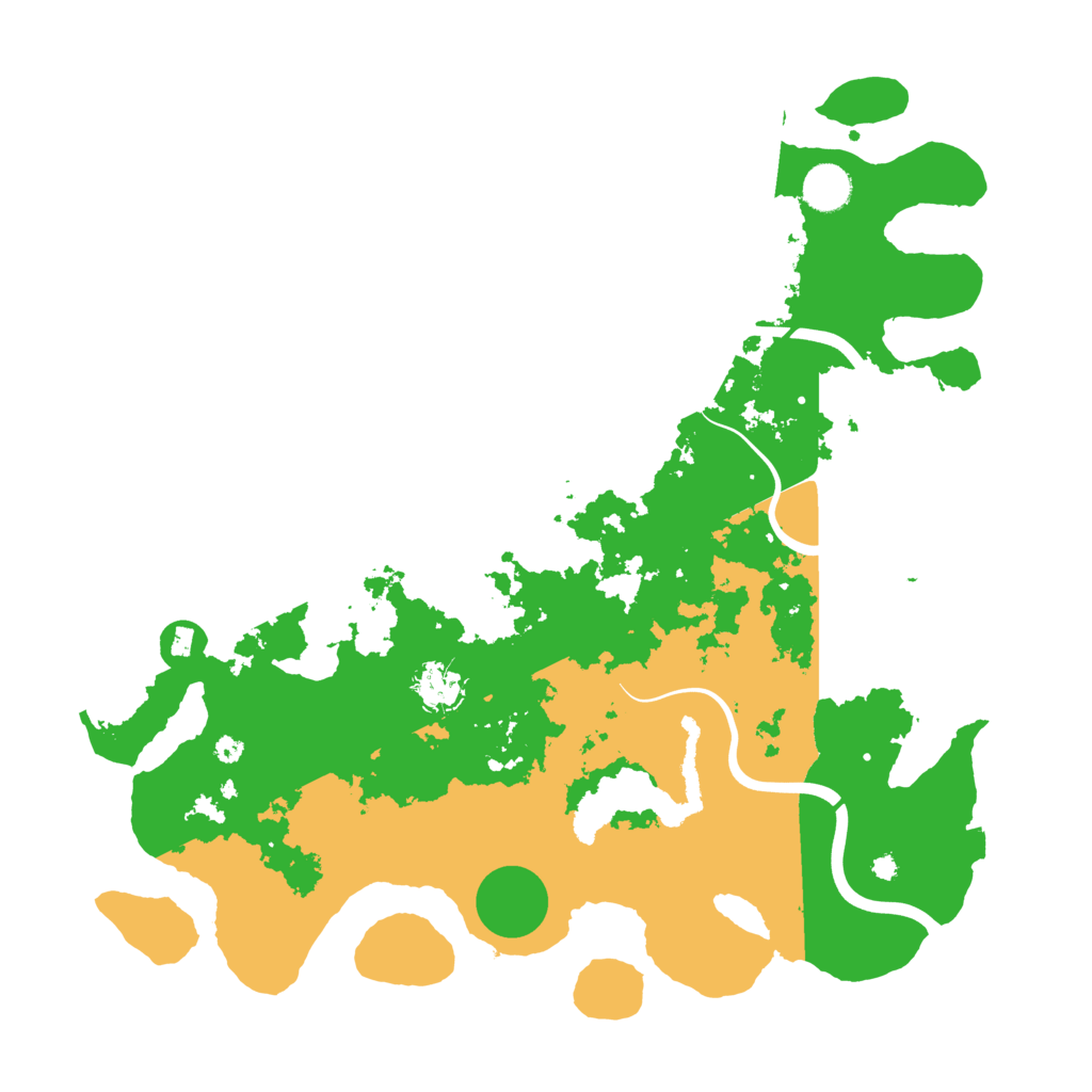 Biome Rust Map: Procedural Map, Size: 4000, Seed: 86878100
