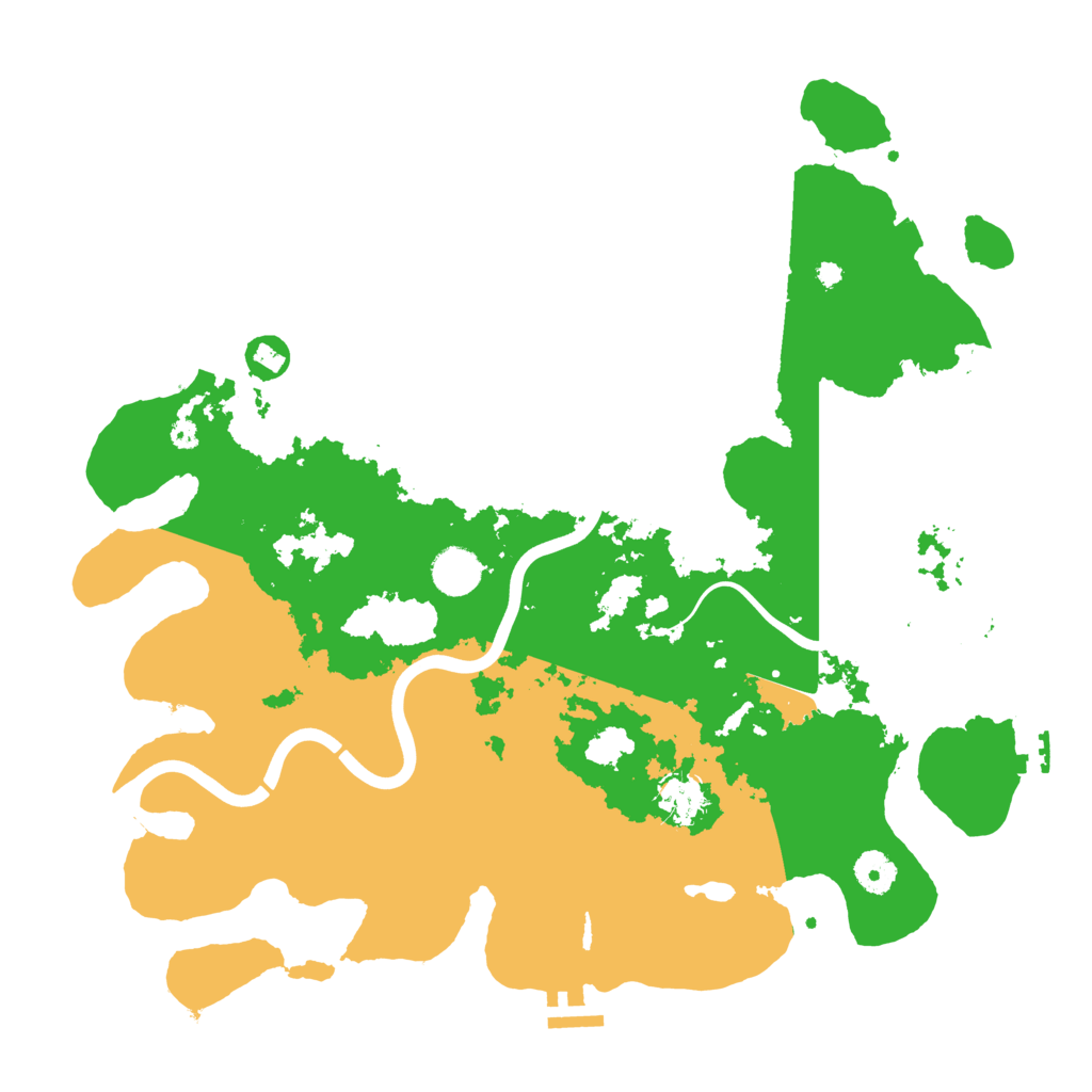 Biome Rust Map: Procedural Map, Size: 3950, Seed: 83932227