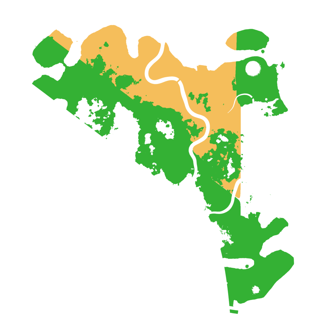 Biome Rust Map: Procedural Map, Size: 3750, Seed: 90301451