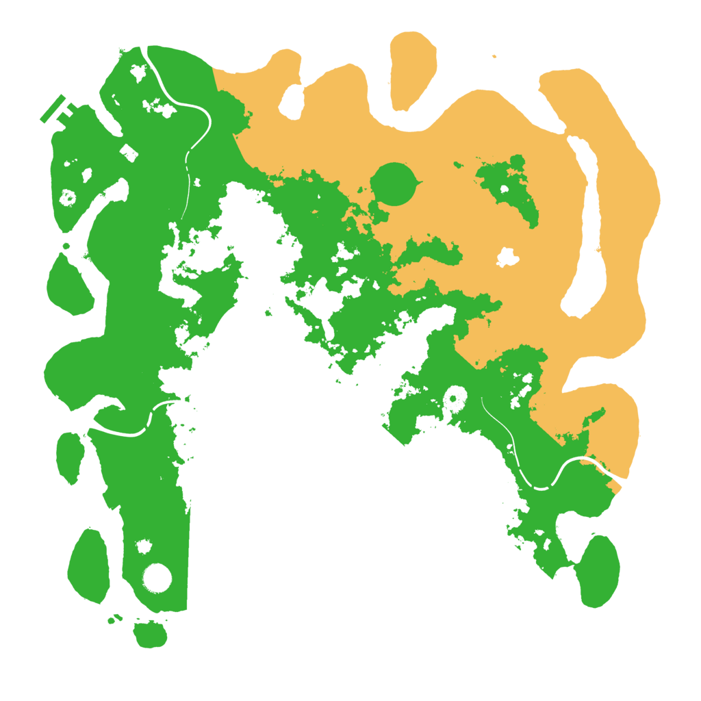 Biome Rust Map: Procedural Map, Size: 4250, Seed: 8758633