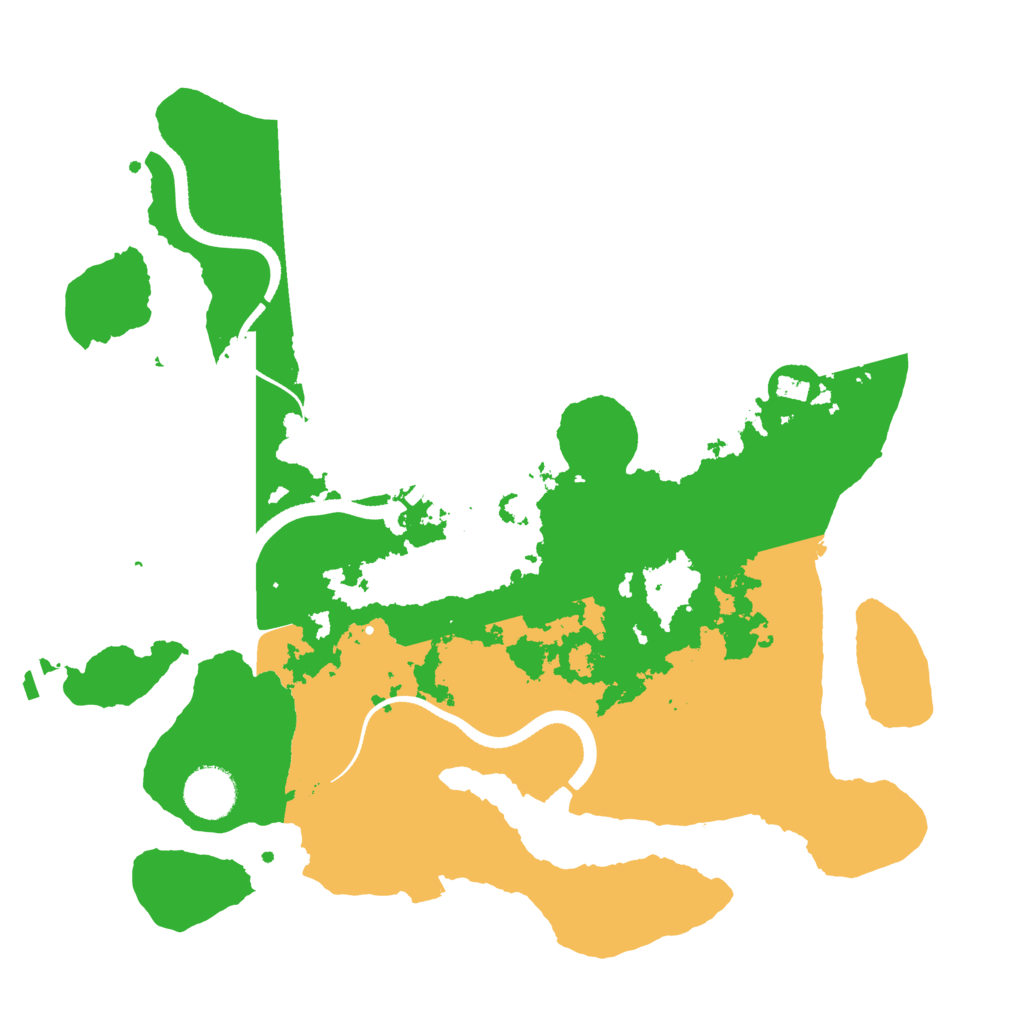 Biome Rust Map: Procedural Map, Size: 3450, Seed: 81402619